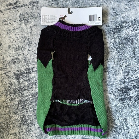 Halloween Pet Sweater Frankenstein size Large - Picture 2 of 2